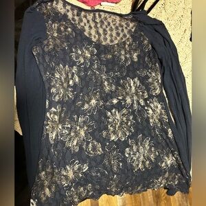 🍂T.06 BKE Lace Layering Blouse add to bundle for $1.50
